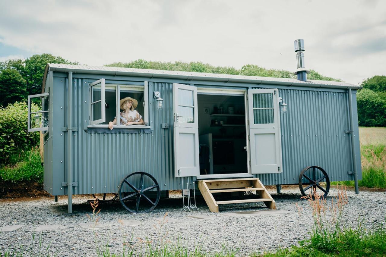 Blatchford Briar - Award Winning Private Shephards Huts With Their Own Secluded Hot Tubs Milton Abbot Ngoại thất bức ảnh